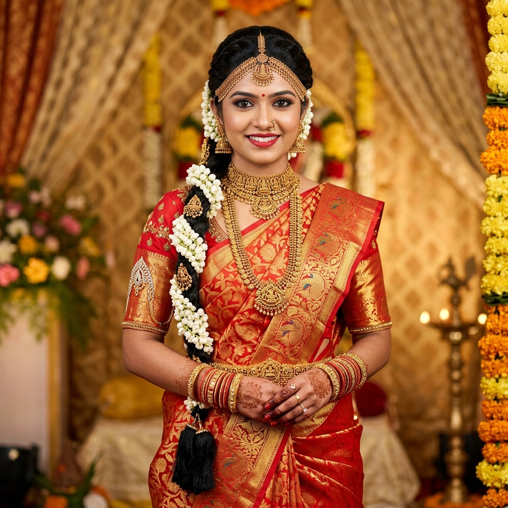 South Indian Bridal Makeover