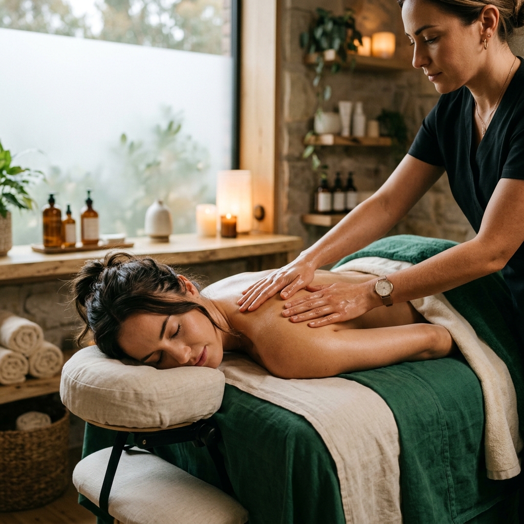 Deep tissue and restorative massage therapy at Reon spa Thiruvananthapuram
